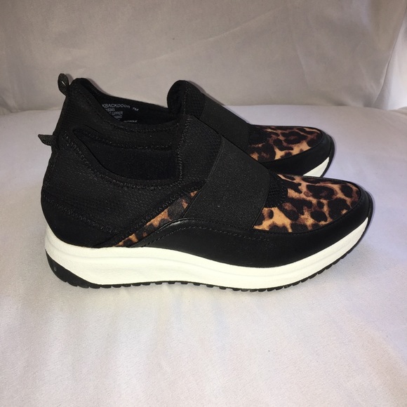ak sport leopard slip on sneakers